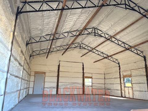 1.5" X 1.5" SQUARE TUBE STEEL ROOF TRUSSES BLACKWATER TRUSS SYSTEMS