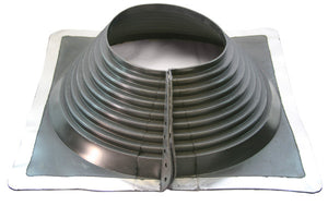 PIPE BOOT - #3 SQUARE BASE GREY UNIVERSAL RETROFIT - 3-1/4" - 10" Blackwater Truss Systems