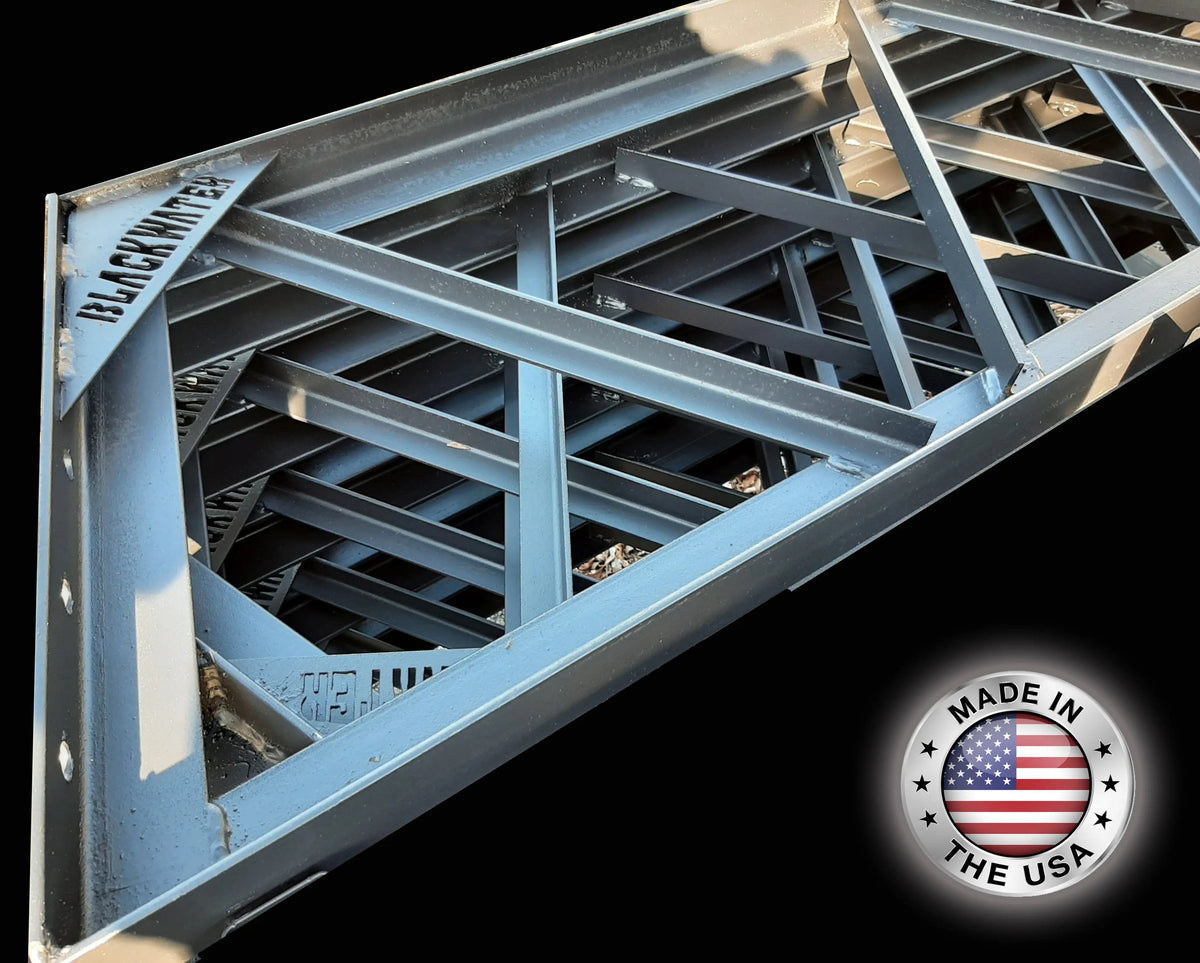 Angle Iron Roof Trusses - Gable - 1.5" or 2" Angle Iron - 4/12 Pitch
