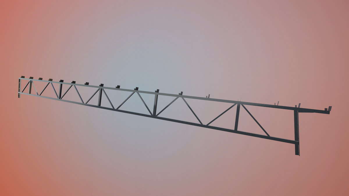 40’ Lean-to Truss – Blackwater Truss Systems