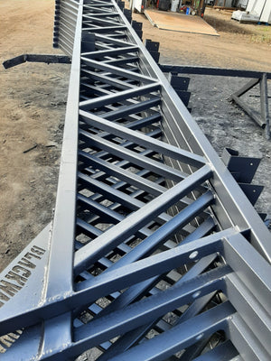 2" X 2" SQUARE TUBE STEEL ROOFING TRUSSES FOR POLE BARN