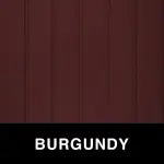 METAL SIDING AND ROOFING - RED / BURGUNDY ROLLED METAL PANELS