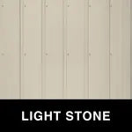 METAL SIDING AND ROOFING - LIGHT STONE ROLLED METAL PANELS