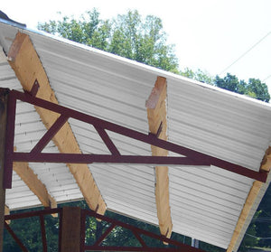 Open image in slideshow, SPECIALTY SQUARE TUBE STEEL SNOOT AND HEADER TRUSSES BLACKWATER TRUSS SYSTEMS
